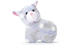 Silly Squad Cute Cuddly Dog Toys Fun Heart Embossed Squeaky Animals Soft Plush &lpar;Lamb&rpar;