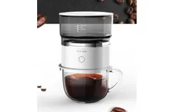 Mini coffee maker Coffee bubbler Grinder Automatic hand drip coffee maker