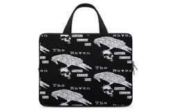 Edgar Allan Poe The Raven Poem Laptop Bag Women Man 10 12 13 15 17 Inch Office Notebook Travel Computer Handbag Waterproof Bag Notebook Cover