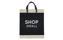 Creative Brands Women&apos;s Shop Small Market Tote Bag In Black