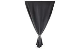 1PC Curtain Aoresac Home Simple Solid Color Blackout Double Sided Velcro Curtain Fabric Home Decoration for Living Room Bedroom