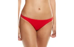 Milly Solid St&period; Lucia Bikini Bottom In Red