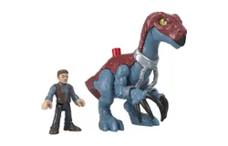 Fisher-Price Imaginext Jurassic World Dominion Therizinosaurus Dinosaur & Owen Grady Set