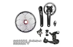 ZTTO 1x10 Speed MTB Derailleurs Shifter Groupset Bike Crankset 11-50T Cassette Flywheel 10 Speed Chain for MTB Mountain Bike