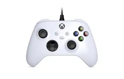 Wired Controller for Xbox Series X&vert;S&comma; Xbox One & Windows 10&sol;11&comma; Plug and Play Gaming Gamepad with Hall Effect Joysticks&sol;Hall Trigger&comma; 3&period;5mm Audio Jack &lpar;White&rpar;