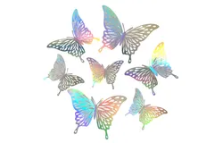 3D Butterfly Wall Decor&comma; Butterflies Decals for Party Bedroom Wedding - 24 Pieces