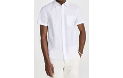 Alex Mill Short Sleeve Mill Shirt In White