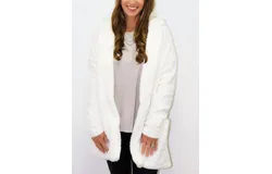 Bobi Drop Shoulder Jacket In Ivory