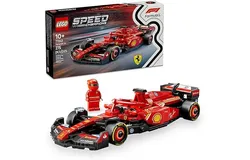 LEGO Speed Champions Ferrari SF-24 F1 Car Building Set – 275-Piece Ferrari Formula 1 Model Kit for Kids Ages 10&plus;&comma; with Driver Minifigure and Authentic Details