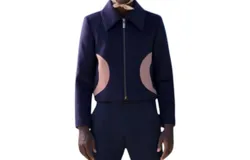 Was Him St&period; Helen Jacket In Navy