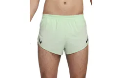 Nike Men&apos;s Aeroswift Dri-Fit Adv 2" Brief-Lined Running Shorts In Vapour Green&sol;black