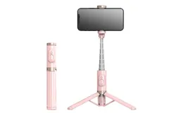 Bluetooth selfie stick fill light Beautify alloy telescopic rod Bluetooth hidden mobile phone selfie stick