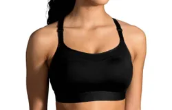 Brooks Dare Racerback Run Bra In Black