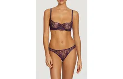 Coco De Mer Hera Balcony Bra In Violet