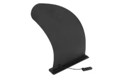11 inch PVC surf fin with fixed base black stabilizer for longboard