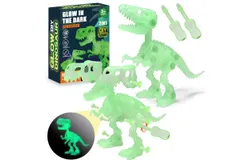 Children&apos;s science education puzzle manual screw DIY dinosaur fossil skeleton glow-in-the-dark disassembly toy two packages