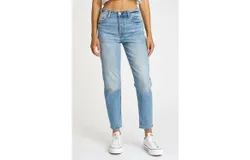 Daze Mom Jeans In Fools Gold