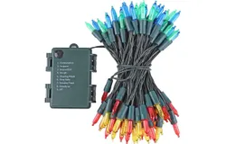 Multicolor Christmas Lights 100 Count String Light 32FT for Party Supplies