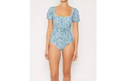 Marina West Swim Daisy Chain Bathing Suit In Blue