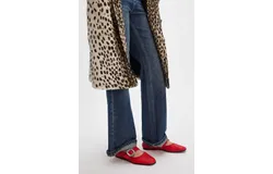 Free People Women&apos;s Ursa Ballet Flat Shoes In Red