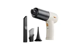 Car vacuum cleaner wireless car portable handheld vacuum cleaner high suction power car vacuum cleaner-beige color