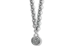 Brighton Women&apos;s Ferrara Disc Necklace In Silver