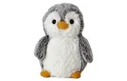 Aurora® Playful PomPom Penguin™ 15cm Mini Gray Stuffed Animal