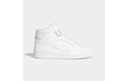 Adidas Men&apos;s Forum Mid Shoes In Footwear White &sol; Footwear White &sol; Footwear White