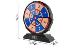 Digital electronic scoring target 10 points children&apos;s toys smart sensor shooting target stand For shooting practice&comma; suitable for boys and girls over 10 years old children&apos;s shooting game toys-Round induction scoring shooting target