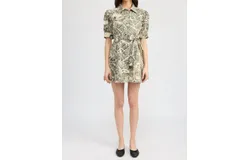En Saison Adira Mini Dress In Cream