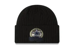 New Era Men&apos;s Dallas Cowboys New Era 2022 Salute To Service Knit Hat In Black