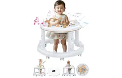 Baby Walker&comma; Baby Jumper Activity Center&comma; Baby Walkers and Activity Center&comma; Baby Walker with Wheels for Boys Girls&comma; Features 360 Degree Swivel Seat&comma; Detachable Toys and Bounce Footpad for 6-18 Months