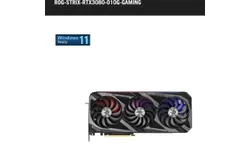 ROG-STRIX-RTX3080-O10G-GAMING ROG STRIX GeForce RTX™ 3080 enhanced design and powerful cooling performance