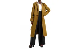 French Connection Fayette Two In One Trench Coat In Nutria
