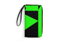 Shego Halloween Costume Wallet for Womens PU Leather Zip Around Wallers Clutch Wristlet Travel Long Purse