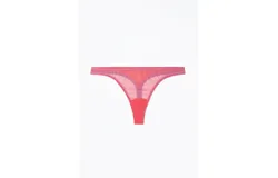 Dora Larsen Gracie Clean Tulle Thong In Bright Orange
