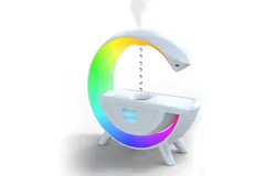 Antigraved bluetoothhorn humidifier table lamp