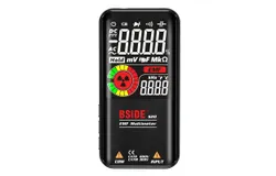 BSIDE S20 Intelligent EMF Multimeter Electromagnetic Radiation Detector 3&period;5-inch Colored Display 9999 Counts Auto Range Rechargeable Universal Meter Radiation Monitor AC&sol;DC Voltmeter Ohmmeter Test Resistance Capacitance Frequency Diode Continuity Fir