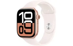 Apple Watch Series 10 &lpar;GPS&rpar; 46mm Aluminum Case with Light Blush Sport Band - M&sol;L - Rose Gold - &lpar;2024&rpar;
