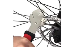 Bike Disk Rotor Truing Tool&comma;Portable Bike Brake Rotor Alignment Tool with Rubber Handle for Mountain Bikes Road Bikes