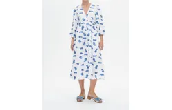 Baum Und Pferdgarten Asina Dress In Blue Bouquet