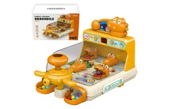 Dinosaur Crocodile Pinball Machine Board Kids Games Interactive Electronic Toys for Toddler Board Games Ages 3-5 Year Old Boy Birthday Gift&comma;&lpar;Orange&rpar; ﻿