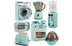 Juguetes de cocina para niños y niñas&comma; electrodomésticos&comma; exprimidor&comma; lavadora&comma; tostadora&comma; microondas&comma; cocina de huevos