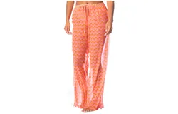 Maaji Geo Waves Blair Pants In Orange