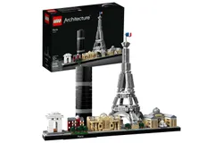 LEGO Architecture Paris Skyline&comma; Collectible Model Building Kit with Eiffel Tower and The Louvre&comma; Skyline Collection&comma; Office Home D&eacute;cor&comma; Unique Gift to Unleash Any Adult's Creativity&comma; 21044