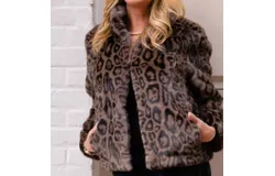 Pretty Rugged Blakely Faux Bomber Jacket In Tiger