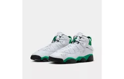 Nike Kids Unisex Jordan 6 Rings &lpar;Gs&rpar; Basketball Shoe In White&sol;lucky Green-Black