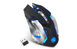 Wireless gaming mouse 10 meters transmission distance built-in 600 mAh colorful luminous 2400 dpi