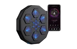 The new smart music boxing machine gyhzka 2024&comma; 9 training modes&comma; led boxing machine&comma; can play music and connect to the wall of the boxing machine via Bluetooth music for at-home exercise