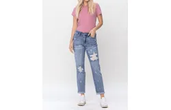Judy Blue Star Crossed Boyfriend Jean In Blue